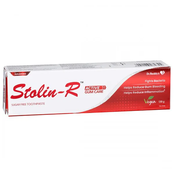Stolin-R Active Gumcare Sugar Free Toothpaste 120 gm, Pack of 1