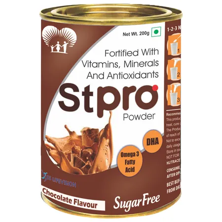Stpro Sugar Free Chocolate Powder 200 gm
