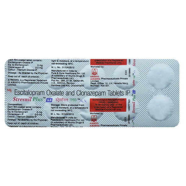 Stresnil Plus 5.5 Tablet 10's