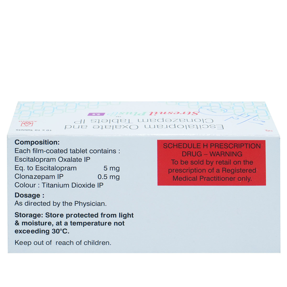 Stresnil Plus 5.5 Tablet 10's, Pack of 10 TABLETS Stresnil Plus 5.5 Tablet 10's, Pack of 10 TABLETS