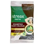 Streax Insta Shampoo Hair Col Natural Brown-4 7.5 ml+7.5 ml