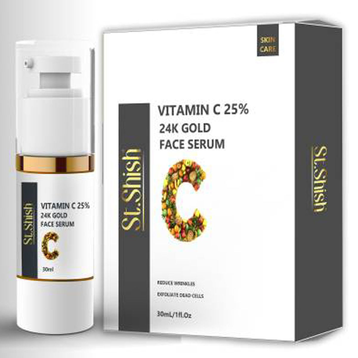 Buy St.Shish Vitamin C 25% 24K Gold Face Serum, 30 ml Online