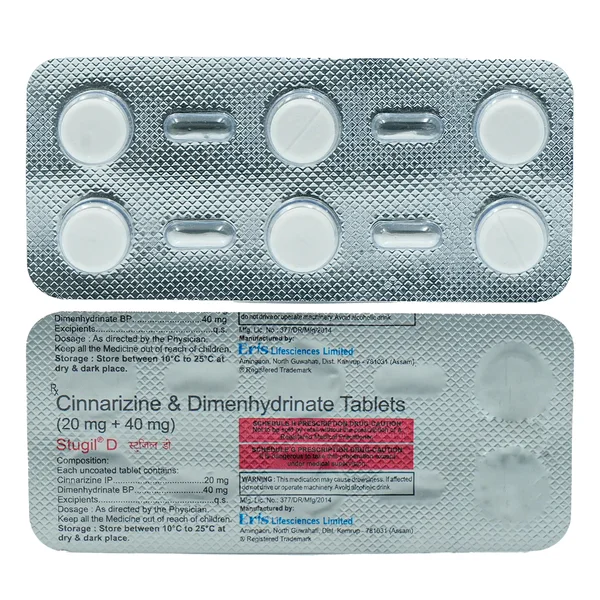 Stugil D Tablet 6's, Pack of 6 TabletS