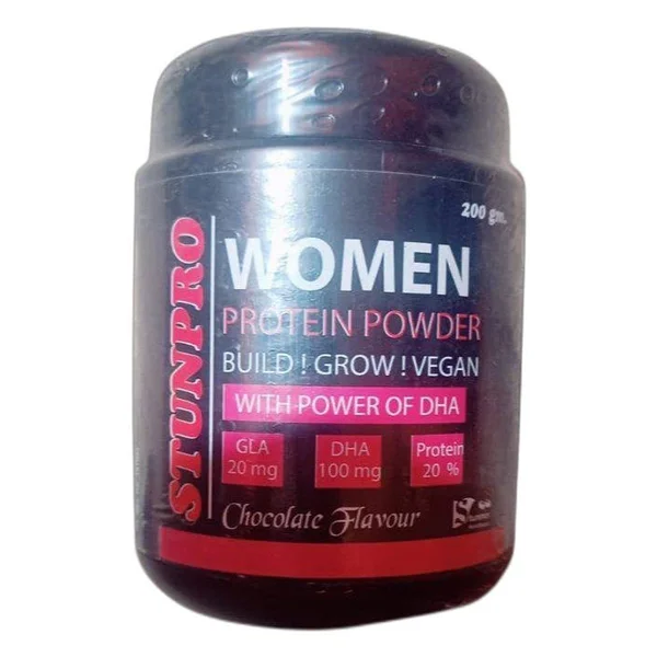 Stunpro Women Chocolate Protein Powder 200 gm, Pack of 1