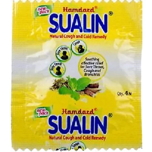 Hamdard Sualin Natiural Cough & Cold Remedy, 4 Tablets