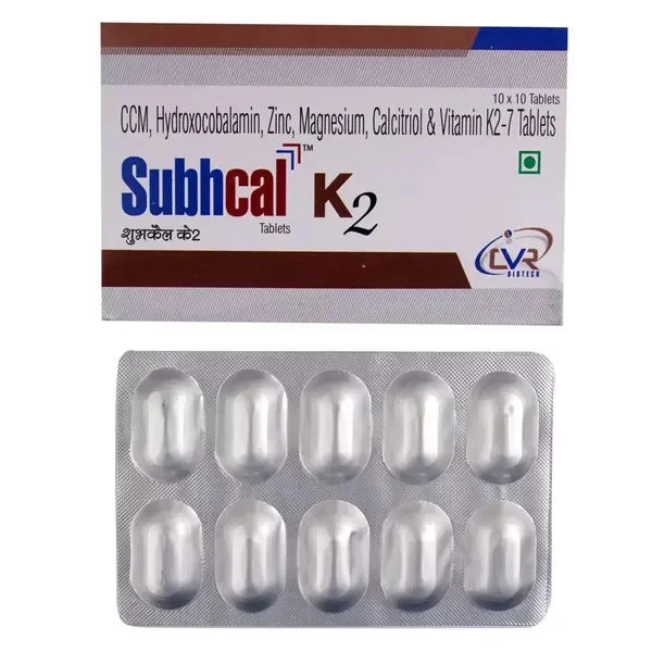 Subhcal K2 Tablet 10's