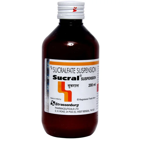 Sucral Suspension 200 ml, Pack of 1 SUSPENSION