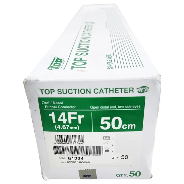 Top Suction Catheter No.14, 1 Count, Pack of 1