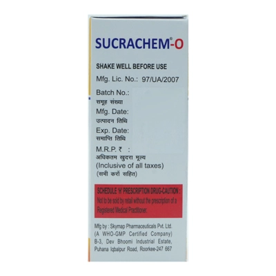 Sucrachem O Suspension 100 ml, Pack of 1 Suspension