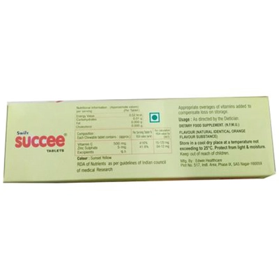 Succee Chew Tab 10'S, Pack of 10 TABLETS