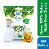 Sugar Free Green Stevia Low Calorie Sweetener, 100 Pellets, Pack of 1
