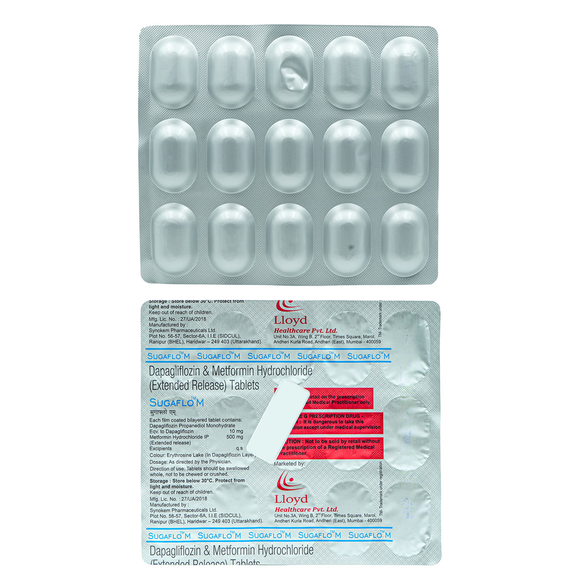 Sugaflo M Tablet 15's, Pack of 15 TABLETS Sugaflo M Tablet 15's, Pack of 15 TABLETS