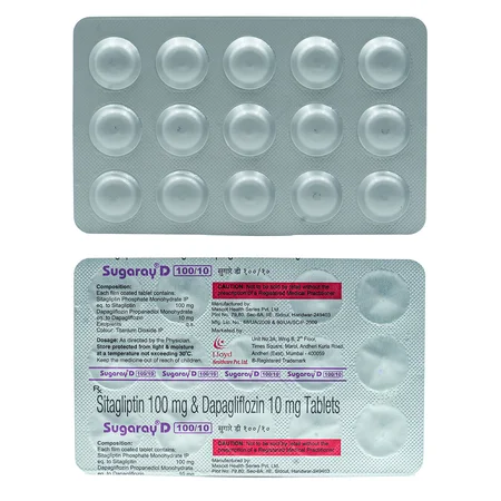 Sugaray D 100/10 Tablet 15's