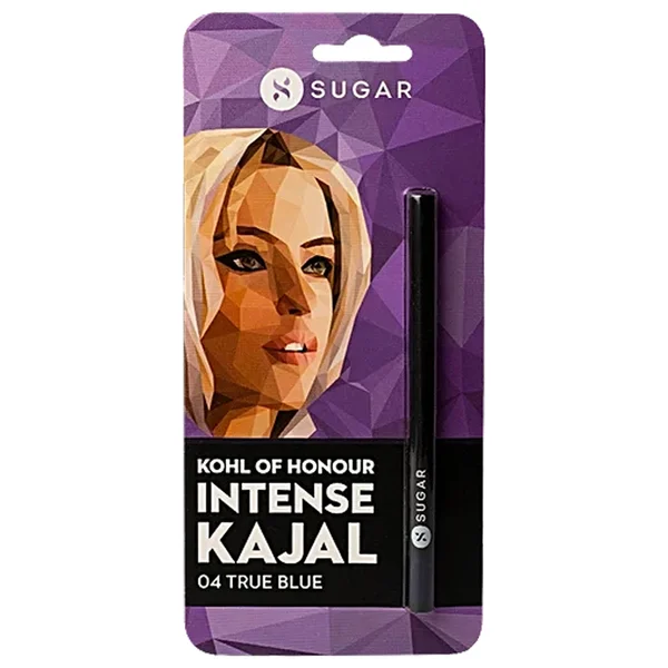 SUGAR Cosmetics Kohl Of Honour Intense Matte Kajal, 04 True Blue, 0.25 gm