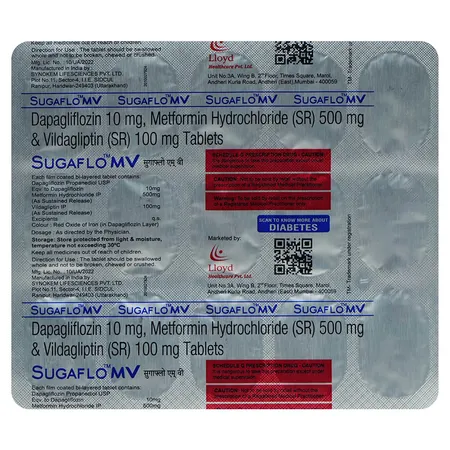 Sugaflo MV Tablet 15's