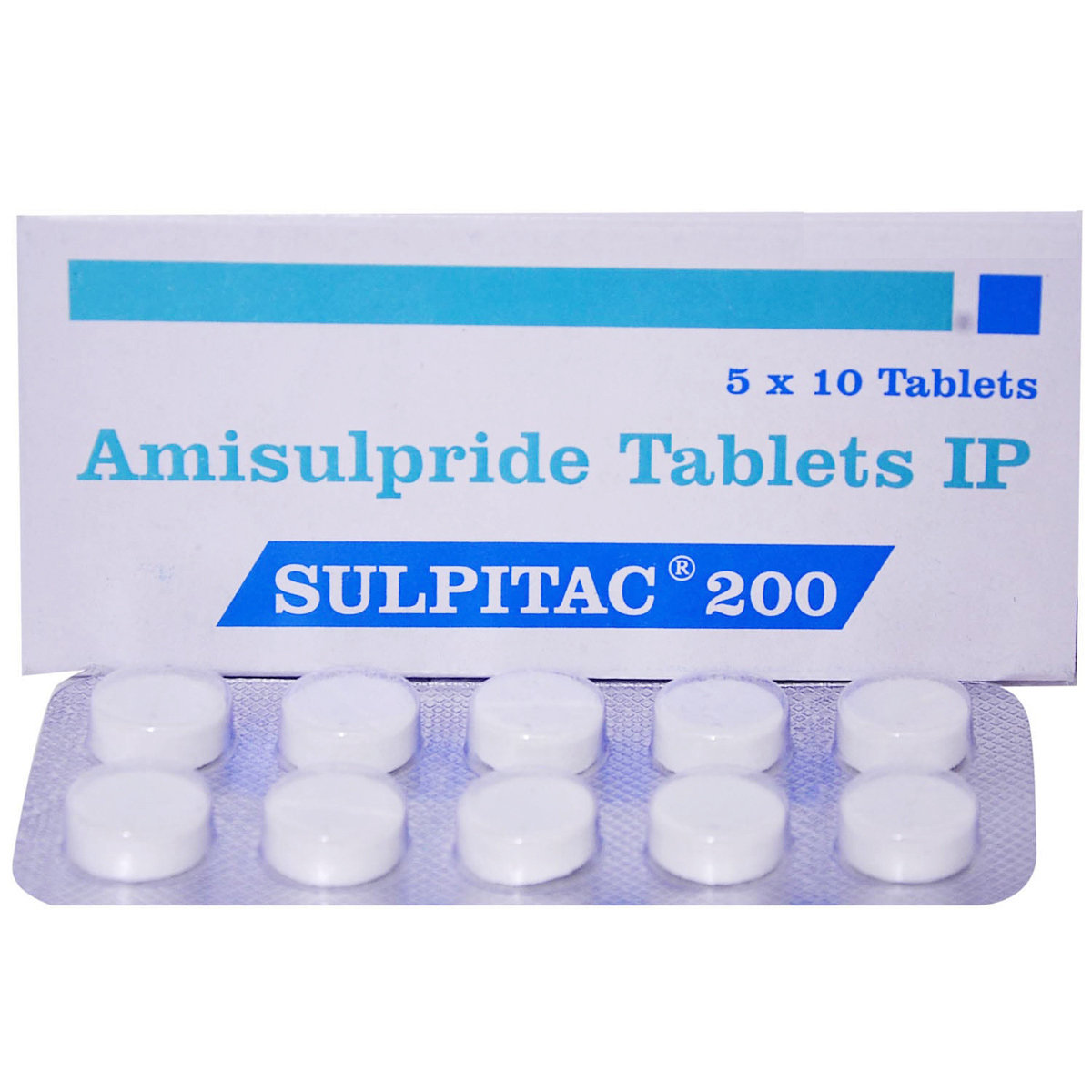 Sulpitac 200 Tablet 10's, Pack of 10 TABLETS Sulpitac 200 Tablet 10's, Pack of 10 TABLETS