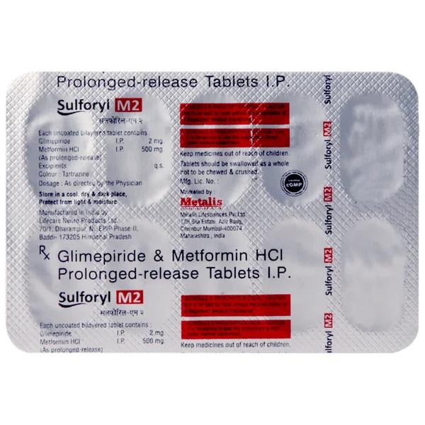 Sulforyl M2 Tablet 10's, Pack of 10 TABLETS