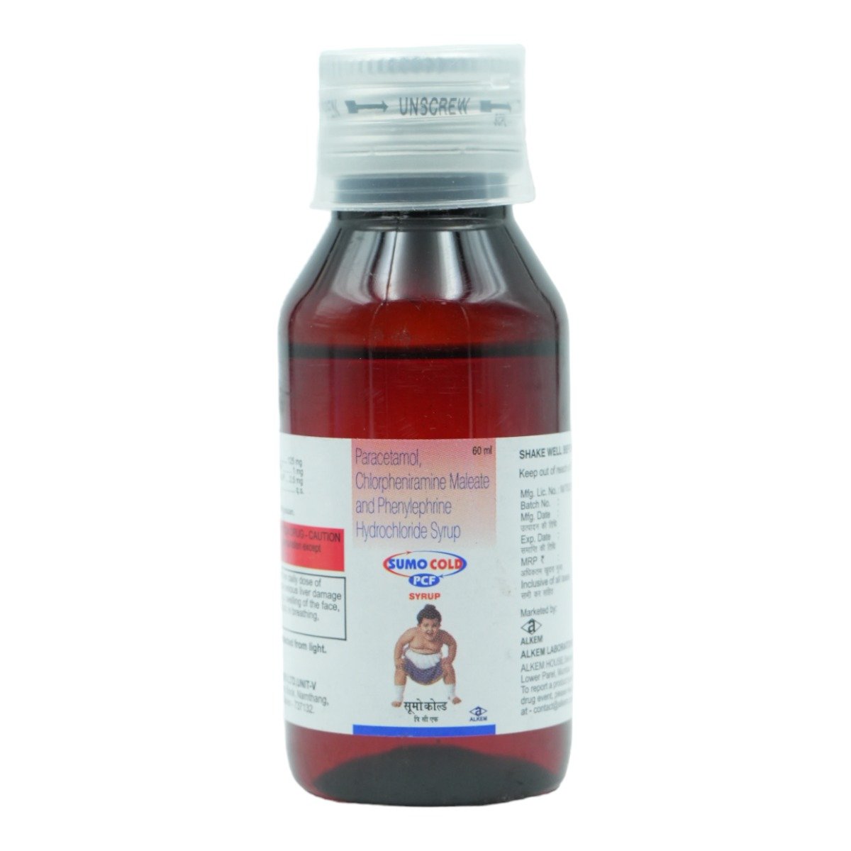 Sumo Cold Pcf Syrup 60 ml, Pack of 1 Liquid Sumo Cold Pcf Syrup 60 ml, Pack of 1 Liquid