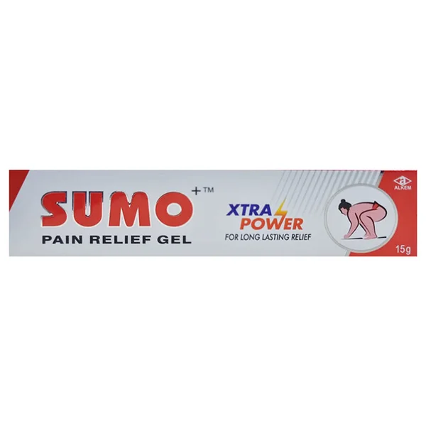 Sumo+ Xtra Power Pain Relief Gel 15 gm