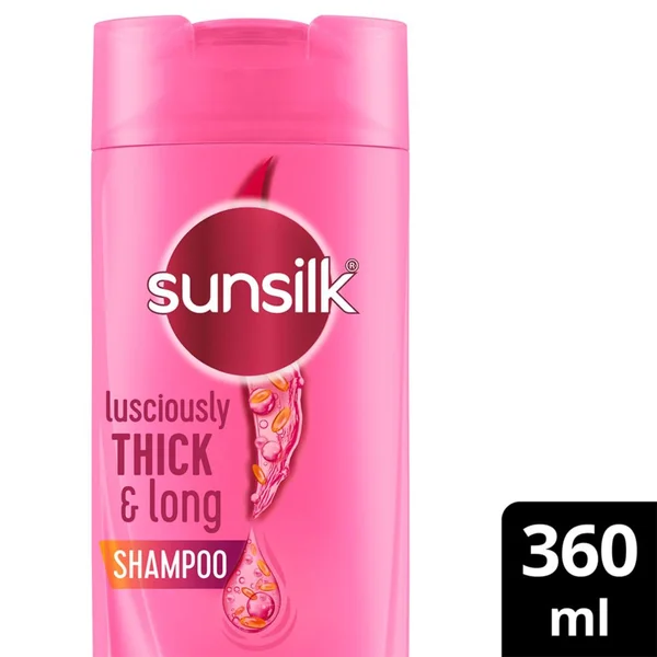 Sunsilk Lusciously Thick &amp; Long Shampoo, 360 ml, Pack of 1