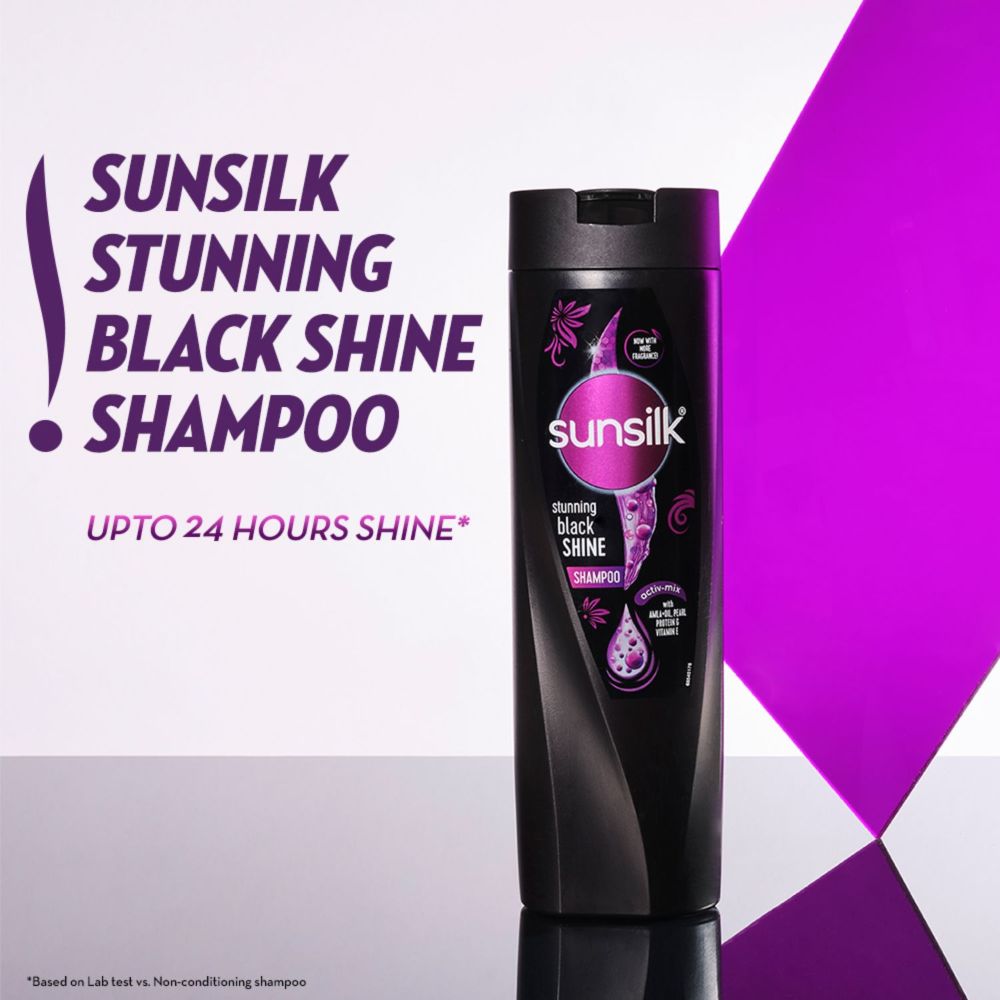 Sunsilk Stunning Black Shine Shampoo, 80 ml, Pack of 1 Sunsilk Stunning Black Shine Shampoo, 80 ml, Pack of 1