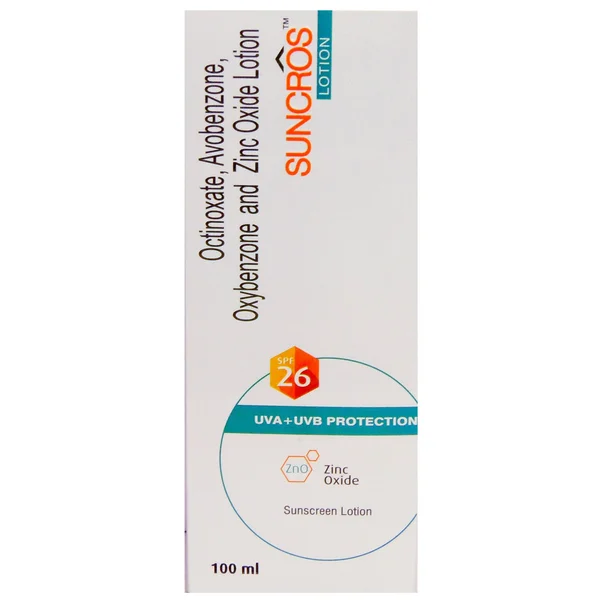 Suncros Sunscreen Spf 26 Lotion 100 ml