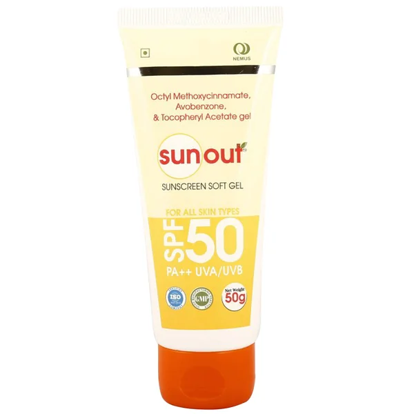 Sun Out Spf 50 Pa++ Sunscreen Soft Gel 50 gm