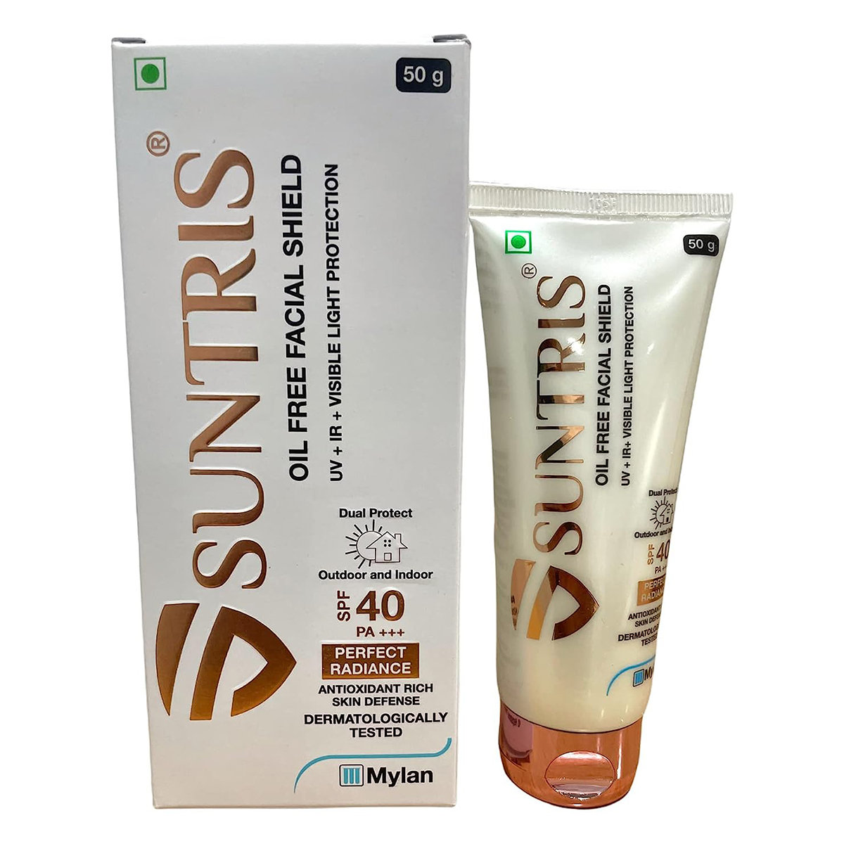 Suntris Oil Free SPF 40 PA+ Face Shield, 50 gm, Pack of 1 Suntris Oil Free SPF 40 PA+ Face Shield, 50 gm, Pack of 1