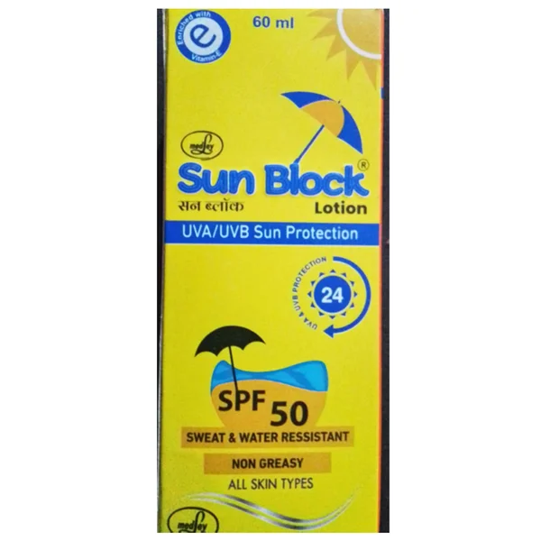 Sun Block SPF 50 Sun Protection Lotion, 60 ml