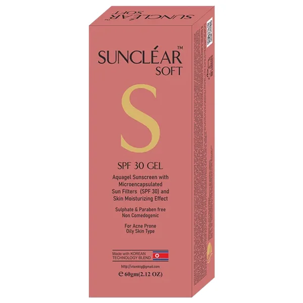 Sunclear SPF 30 Soft Gel, 60 gm