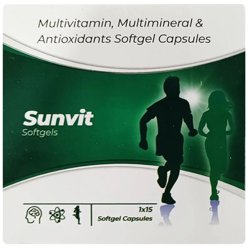Sunvit R Buy Sunvit Softgel Capsule 15's | 19 Minutes Delivery | Apollo Pharmacy