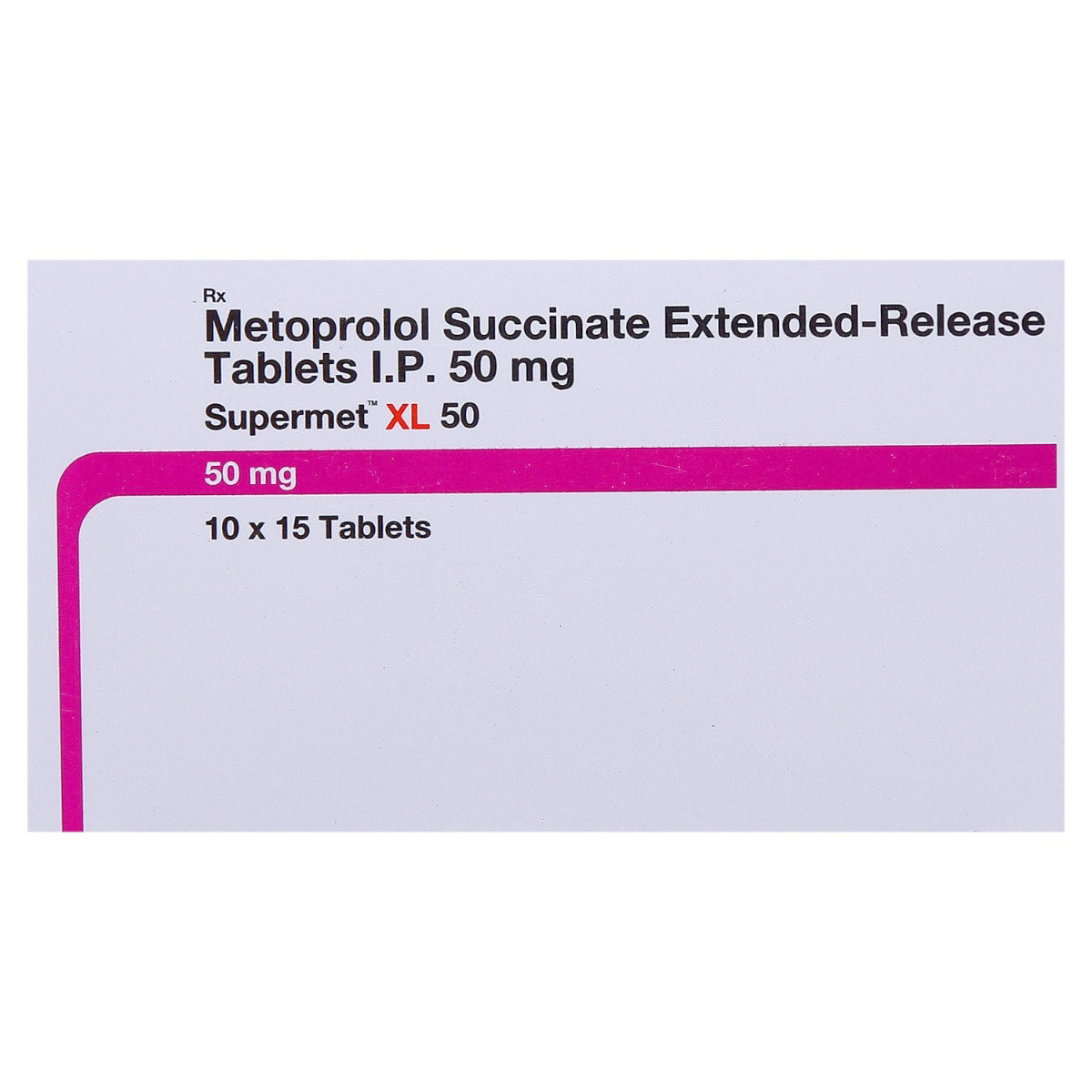 Supermet XL 50 Tablet 15's, Pack of 15 TABLETS Supermet XL 50 Tablet 15's, Pack of 15 TABLETS