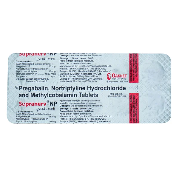 Supranerv-NP 75 mg Tablet 10's