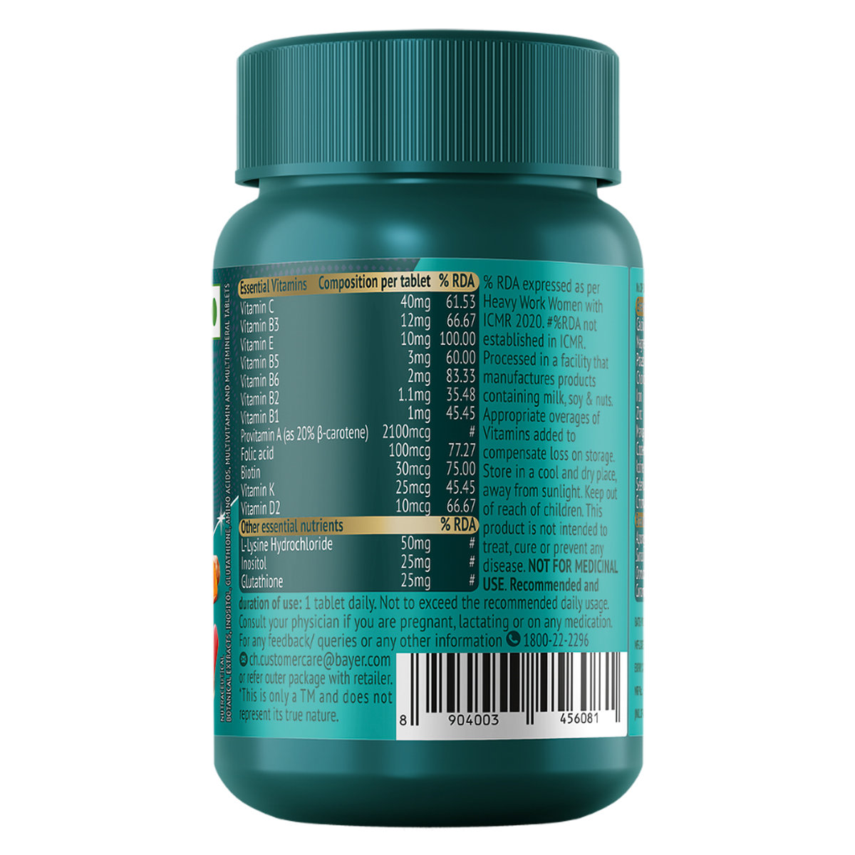 Supradyn Immuno+ Multivitamin with Natural Ingredients, 30 Tablets, Pack of 1 Supradyn Immuno+ Multivitamin with Natural Ingredients, 30 Tablets, Pack of 1