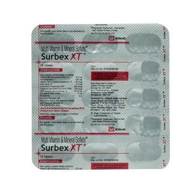 Surbex XT Tablet 15's, Pack of 15 TABLETS