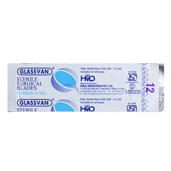 Surgical Blade -12-Glassvan