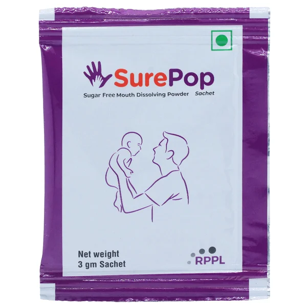 Surepop Sugar Free Mouth Dissolving Powder Sachet 3 gm