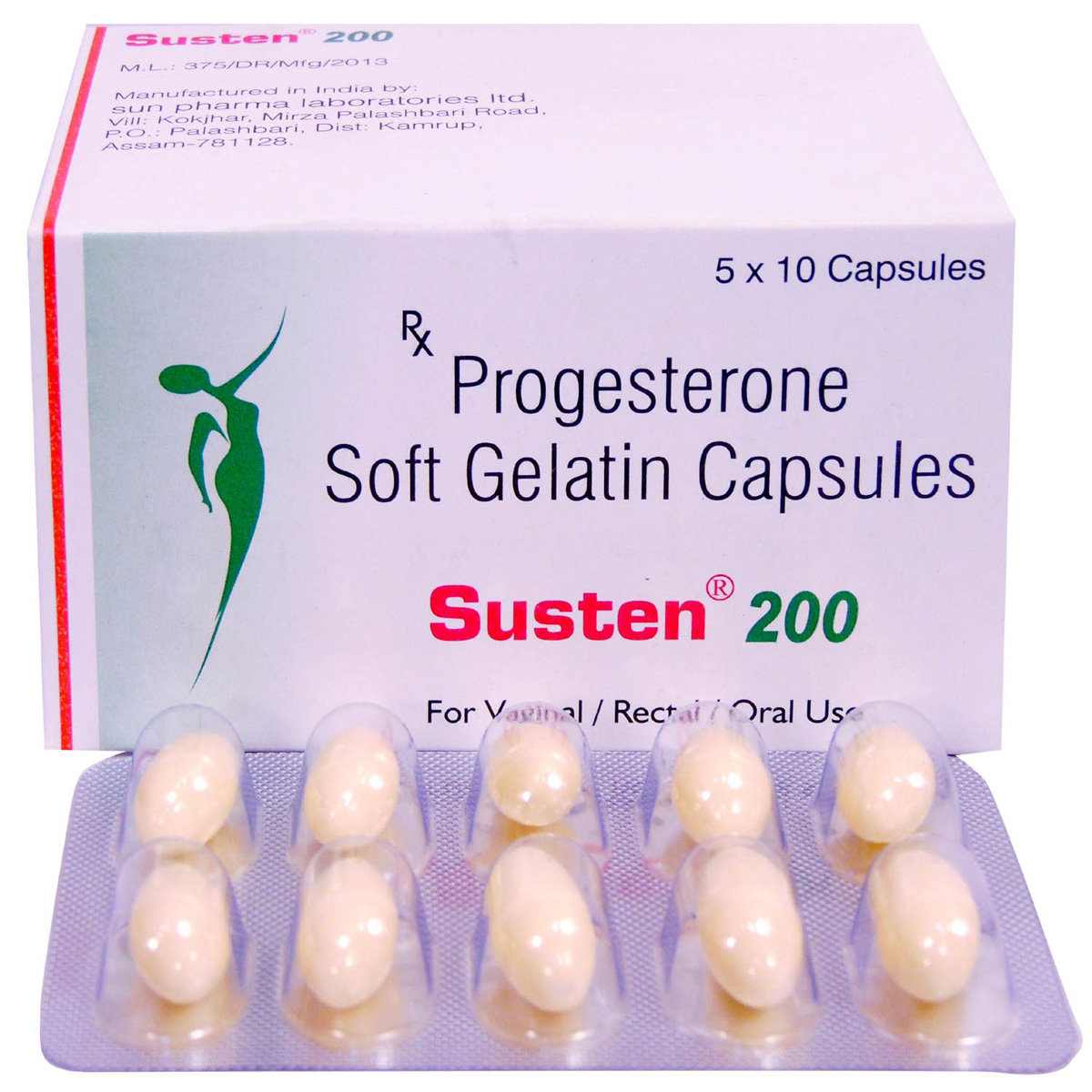 Susten 200 Capsule 10's, Pack of 10 CapsuleS Susten 200 Capsule 10's, Pack of 10 CapsuleS