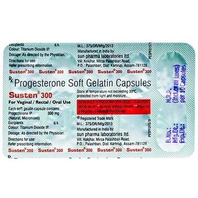 Susten 300 Capsule 10's, Pack of 10 CapsuleS