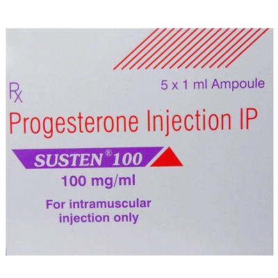 Susten 100 mg Injection 1 ml, Pack of 5 InjectionS