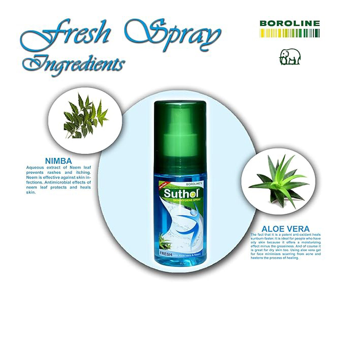 Boroline's Suthol Spray, 100 ml, Pack of 1 Boroline's Suthol Spray, 100 ml, Pack of 1
