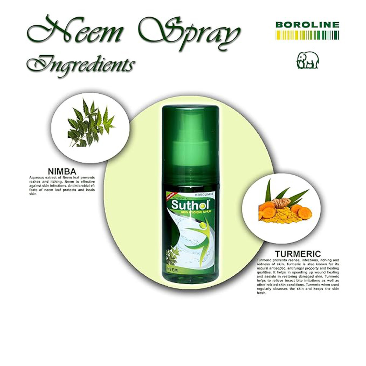 Boroline's Suthol Spray, 100 ml, Pack of 1 Boroline's Suthol Spray, 100 ml, Pack of 1