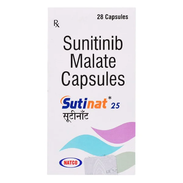 Sutinat 25 Capsule 28's, Pack of 1 Capsule