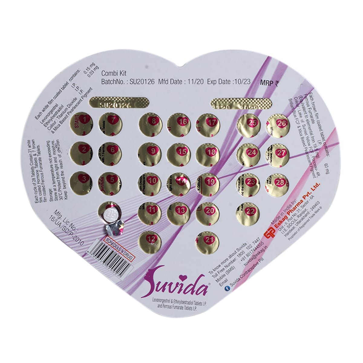 SUVIDHA TABLET, Pack of 1 TABLET SUVIDHA TABLET, Pack of 1 TABLET