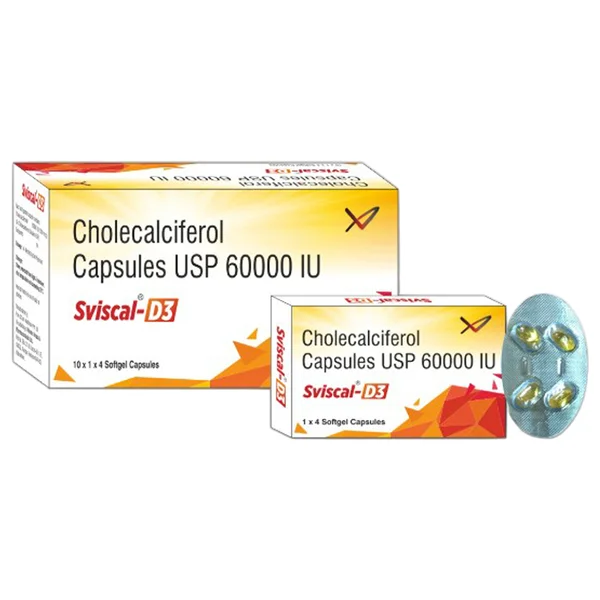 Sviscal-D3 Softgel Capsule 4's