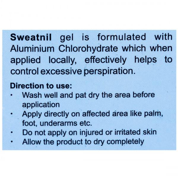 Sweatnil Anti-Perspirant Gel, 50 ml, Pack of 1 Sweatnil Anti-Perspirant Gel, 50 ml, Pack of 1