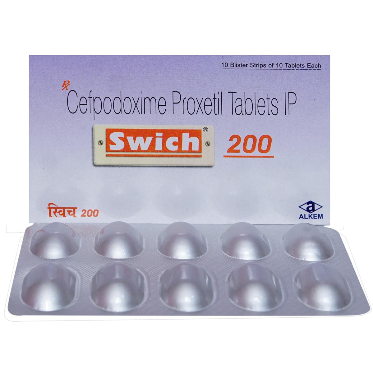 Swich 200 Tablet 10's, Pack of 10 TABLETS Swich 200 Tablet 10's, Pack of 10 TABLETS
