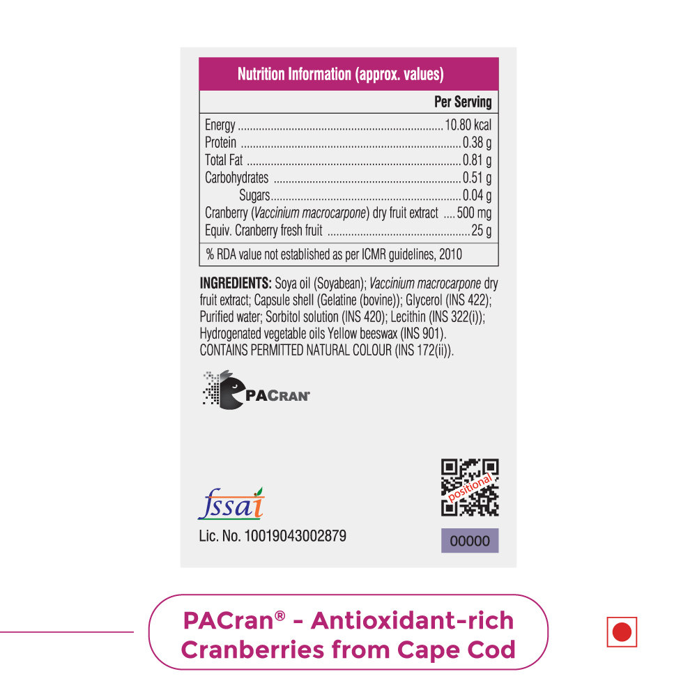 Swisse Ultiboost 25000 mg High Strength Cranberry, 30 Capsules, Pack of 1 Swisse Ultiboost 25000 mg High Strength Cranberry, 30 Capsules, Pack of 1