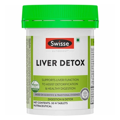 Swisse Ultiboost Liver Detox, 30 Tablets, Pack of 1