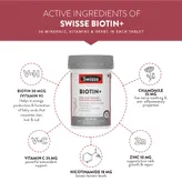 Swisse Beauty Biotin+, 60 Tablets, Pack of 1